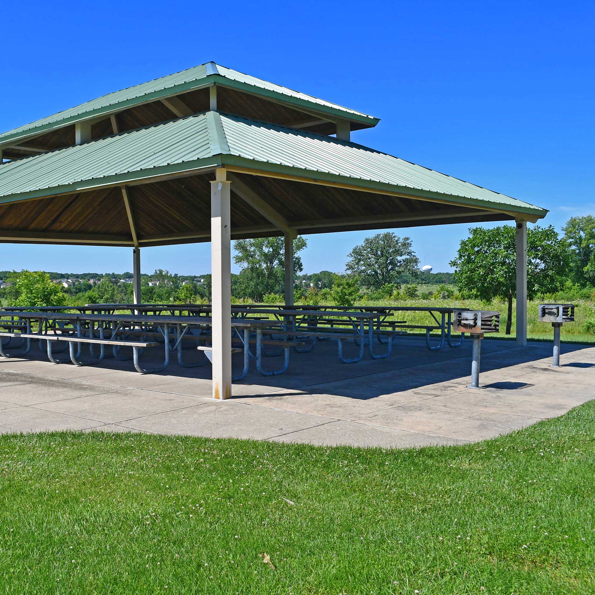 The shelter at Hadley Valley