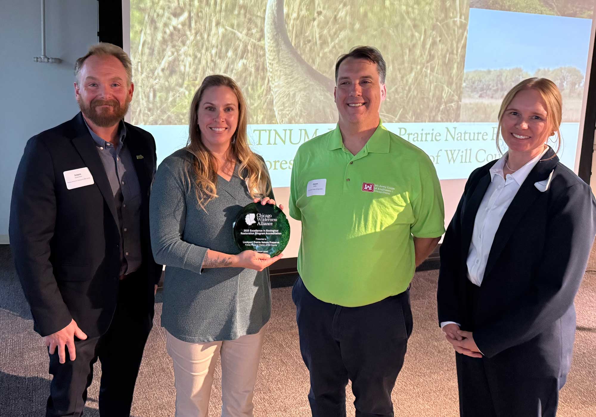 Lockport Prairie restoration, Be a Trailblazer campaign earn Chicago Wilderness awards
