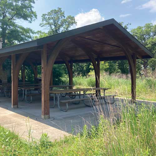 The shelter at Hidden Oaks