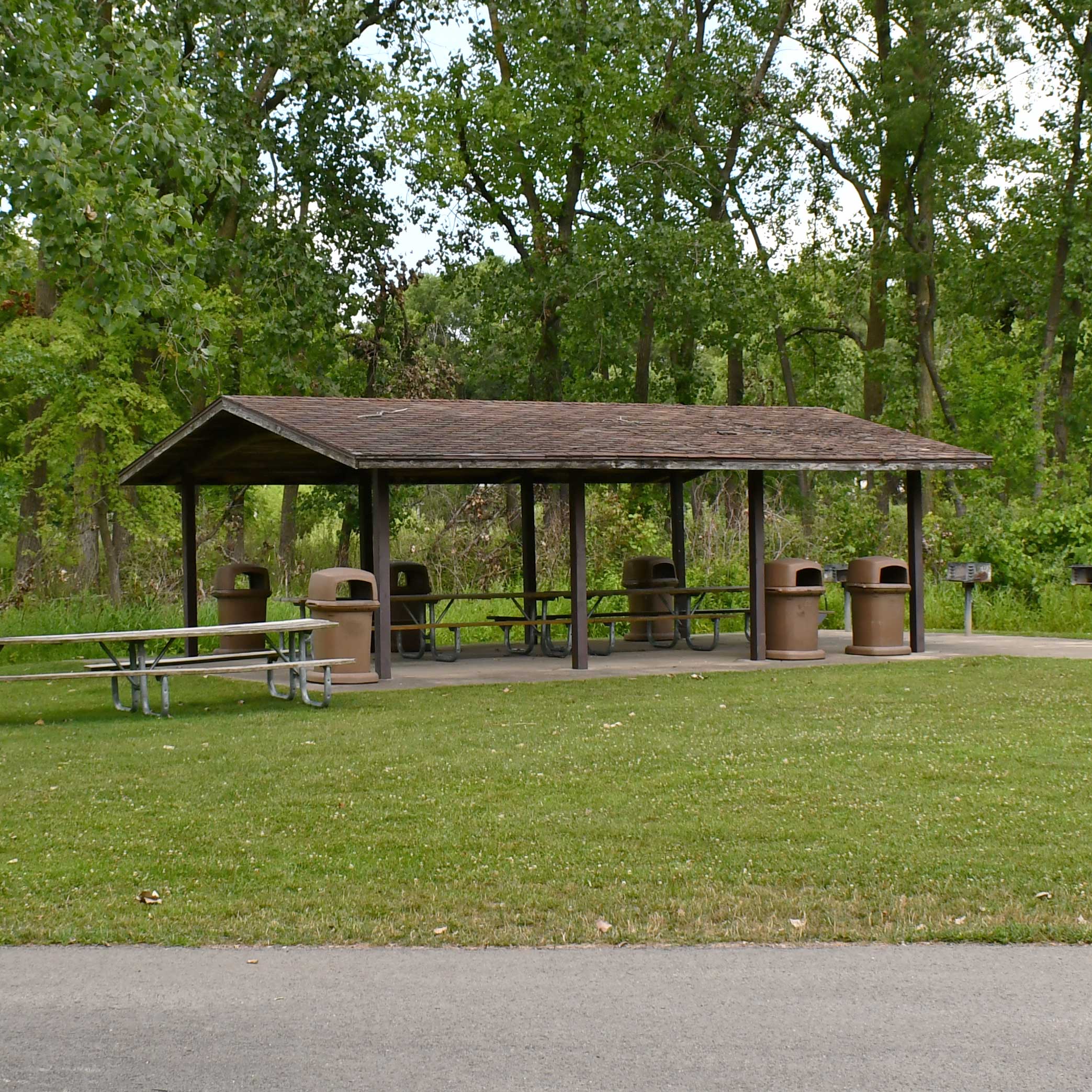 The shelter at Rock Run