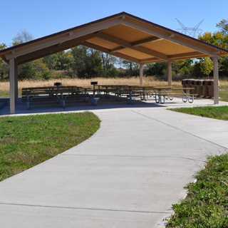 The shelter at Forked Creek