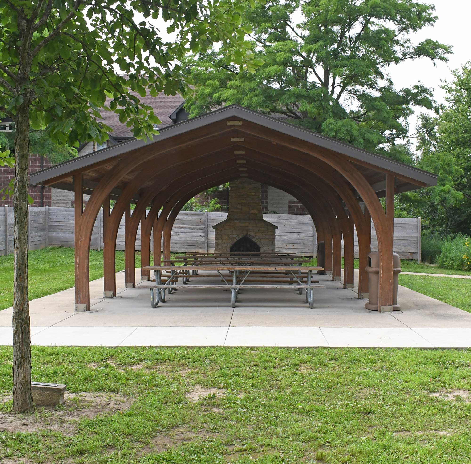 The shelter at Hidden Oaks