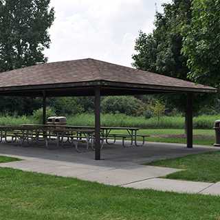 The shelter at Rock Run