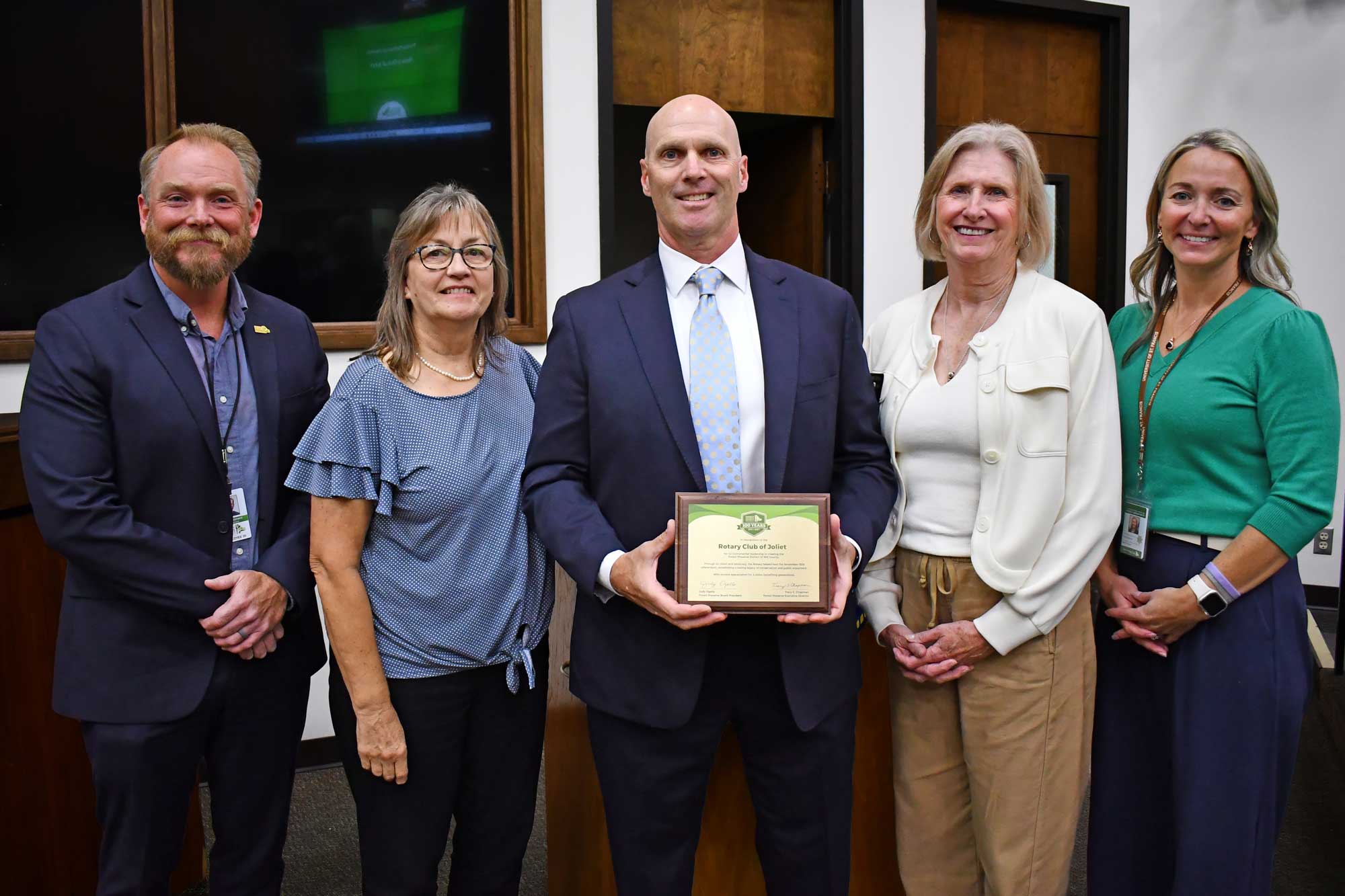 ‘Absolute gem’: Rotary Club honored for role in Forest Preserve’s creation