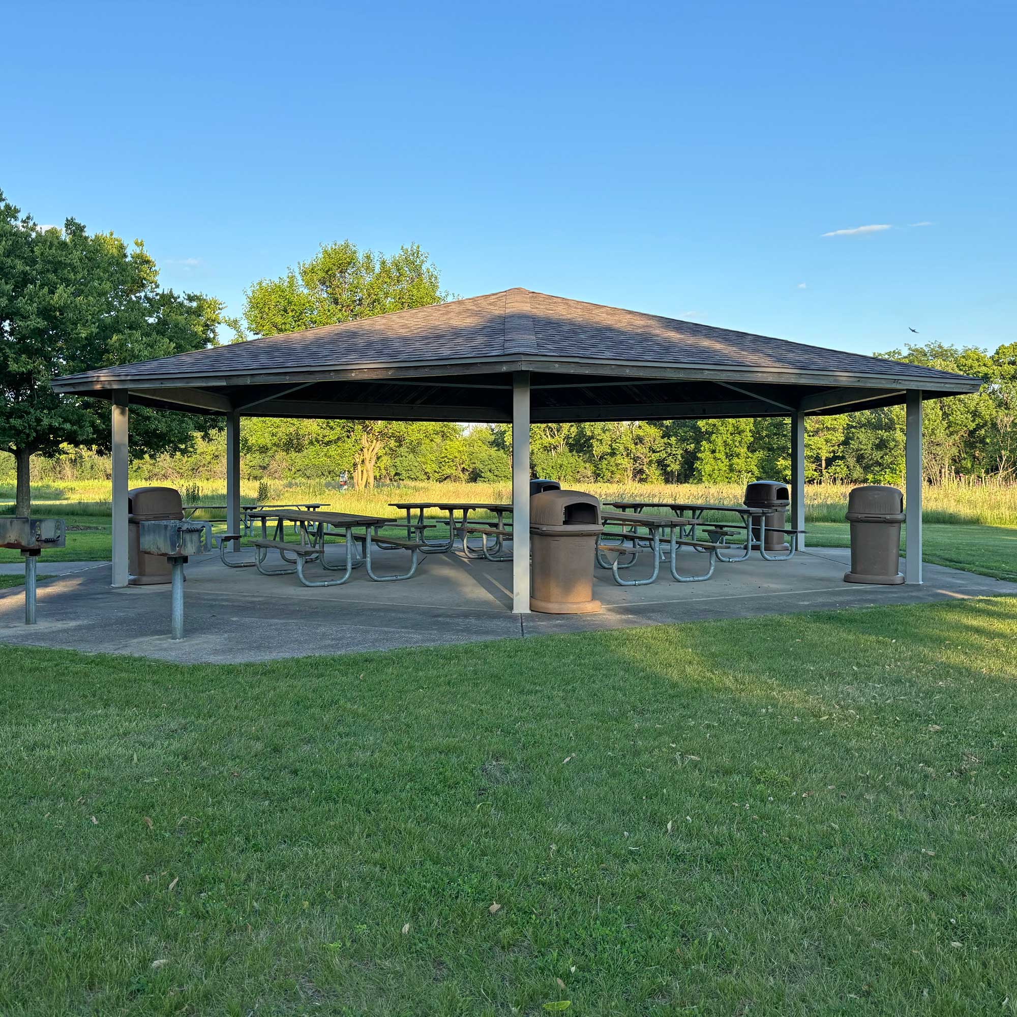 The shelter at Lower Rock Run