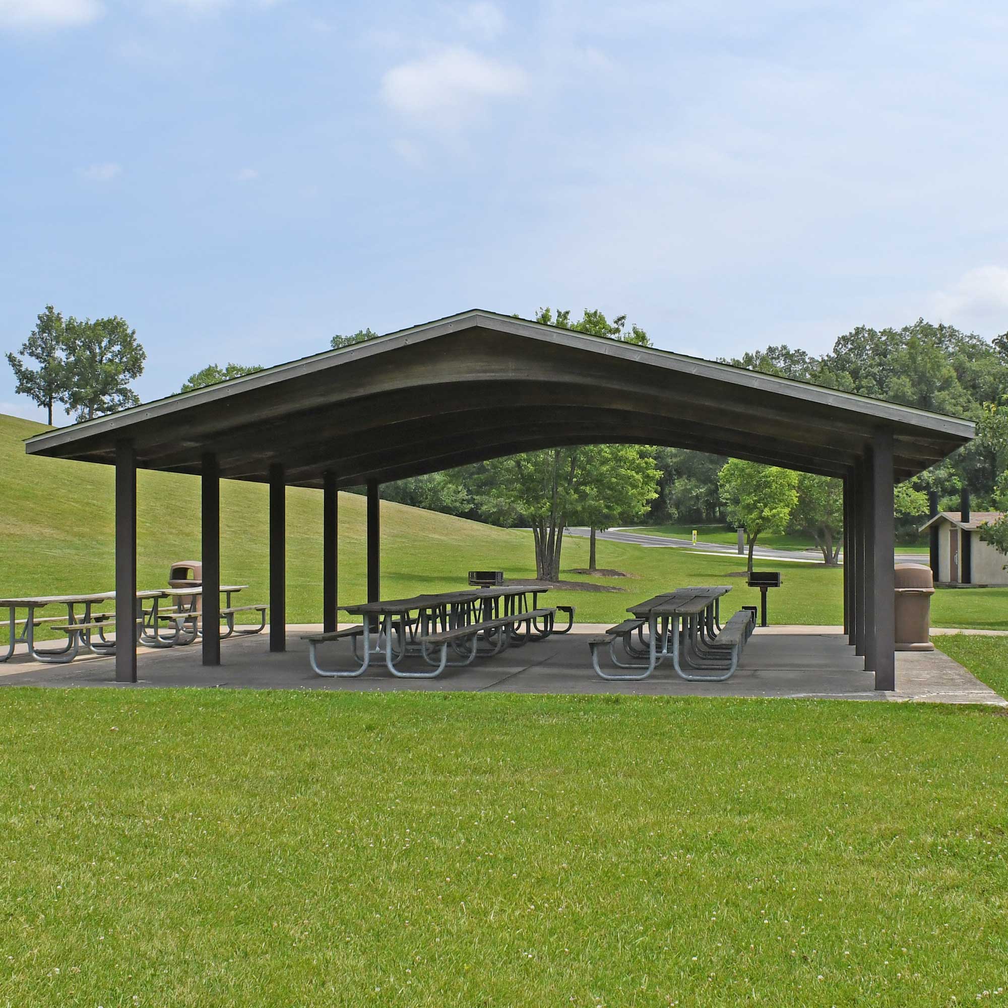 The shelter at Goodenow Grove