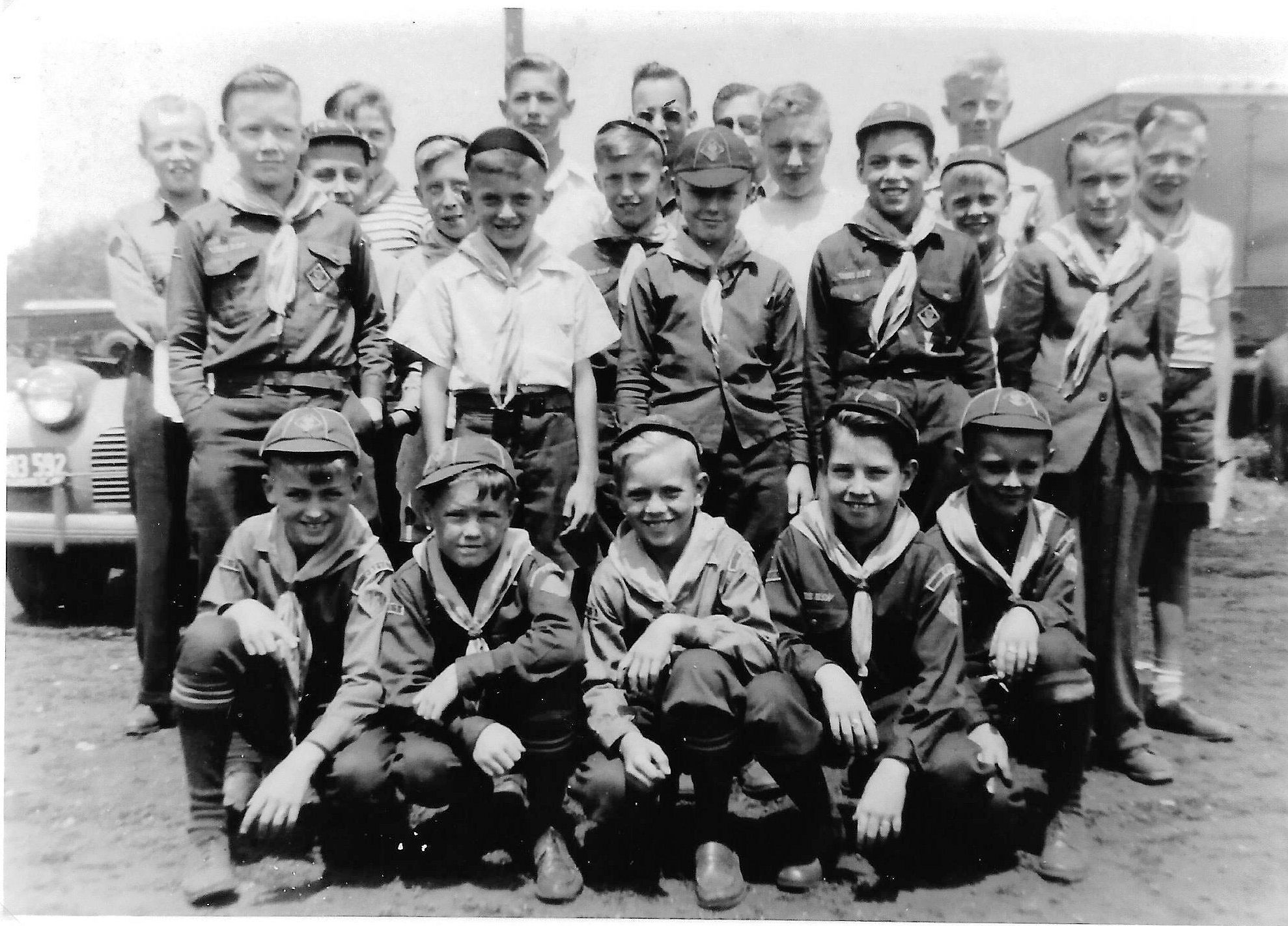 Scouts at Goodenow Grove.