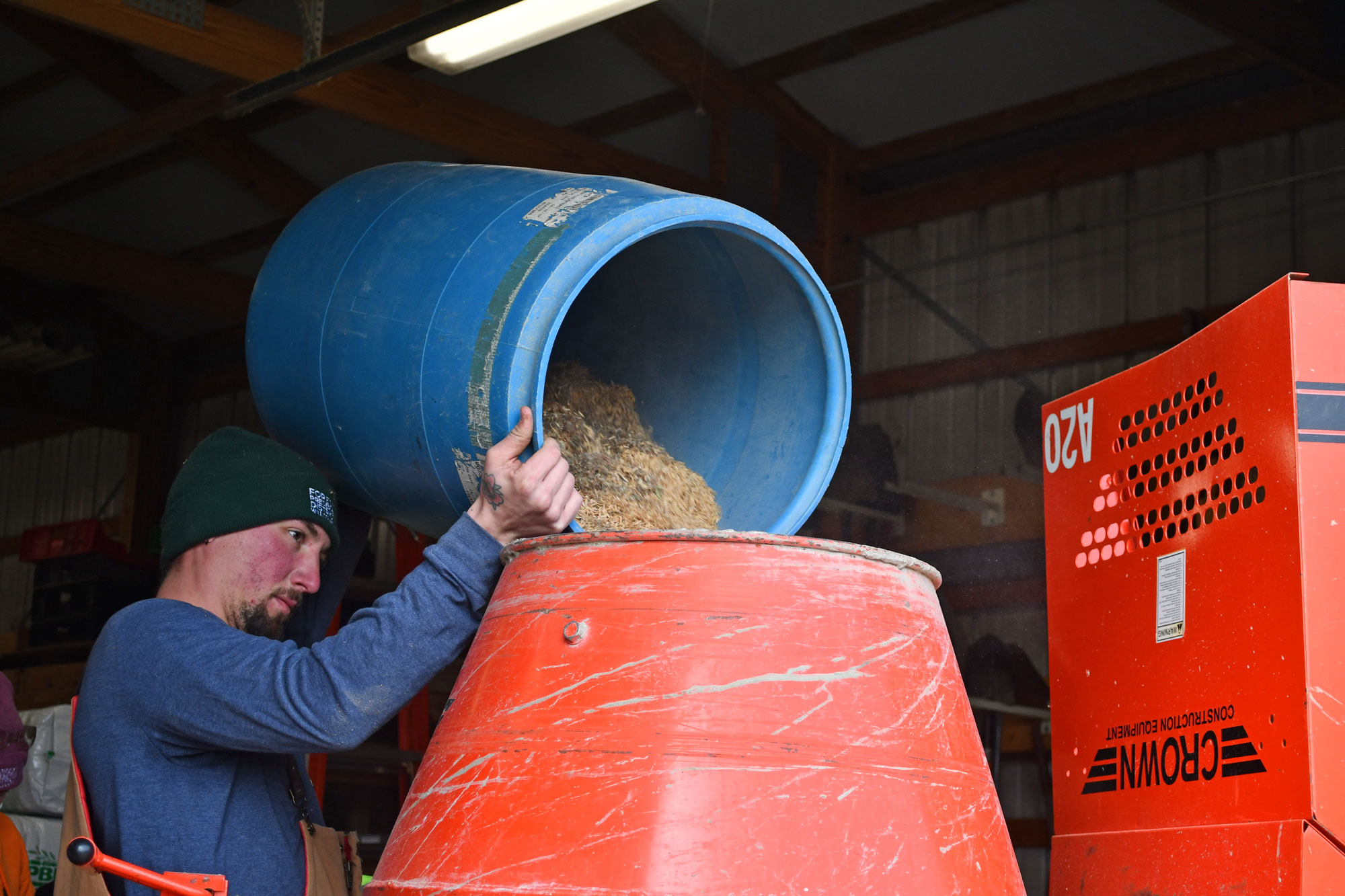 Winter seed mixing work sows prairies of tomorrow