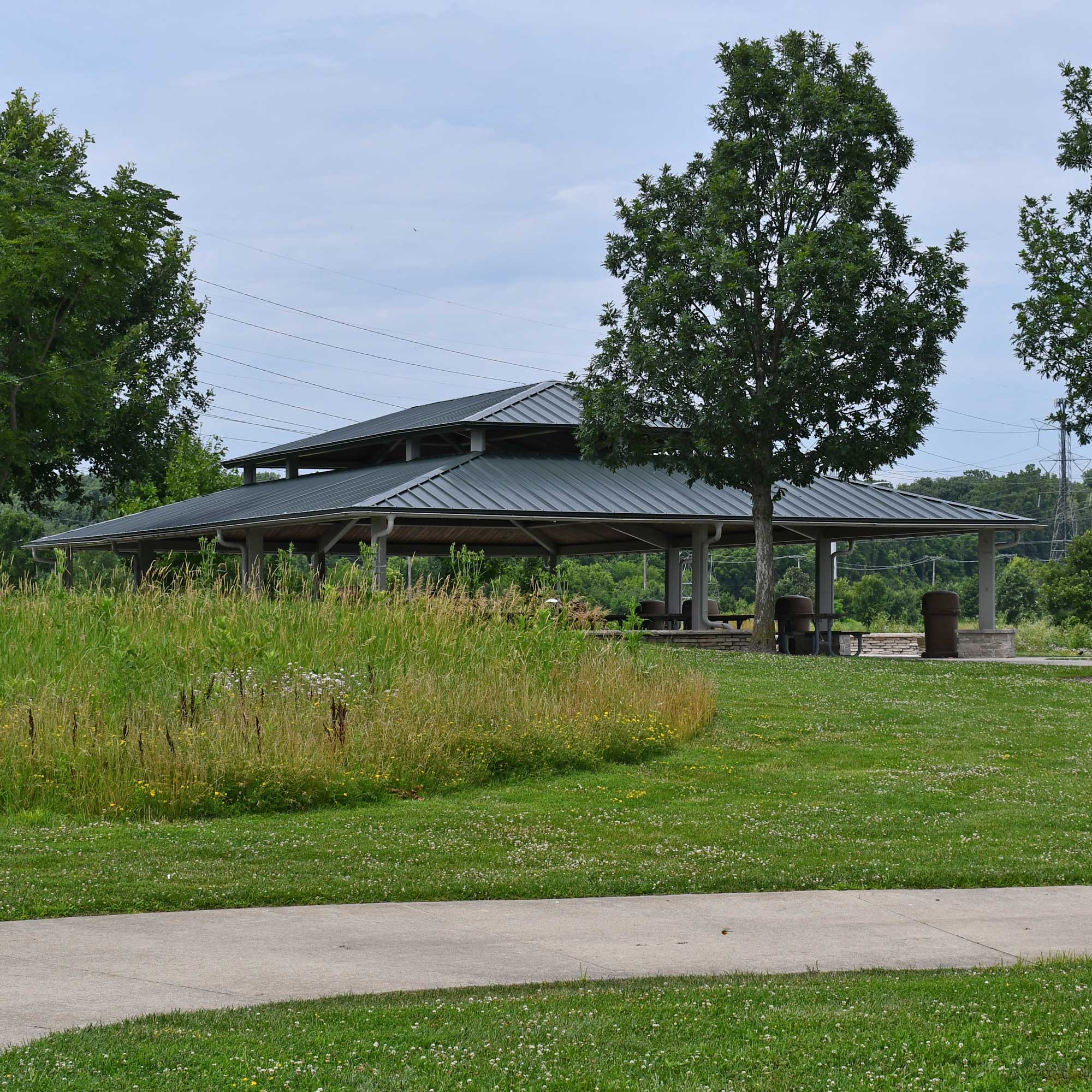 The shelter at Whalon Lake