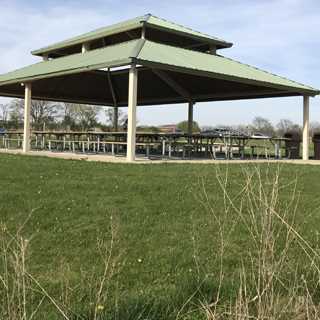 The shelter at Hadley Valley