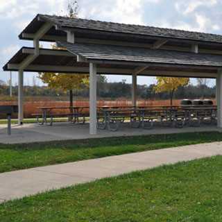 The shelter at Whalon Lake