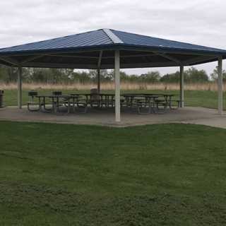 The shelter at Theodore Marsh