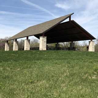 The shelter at Hickory Creek