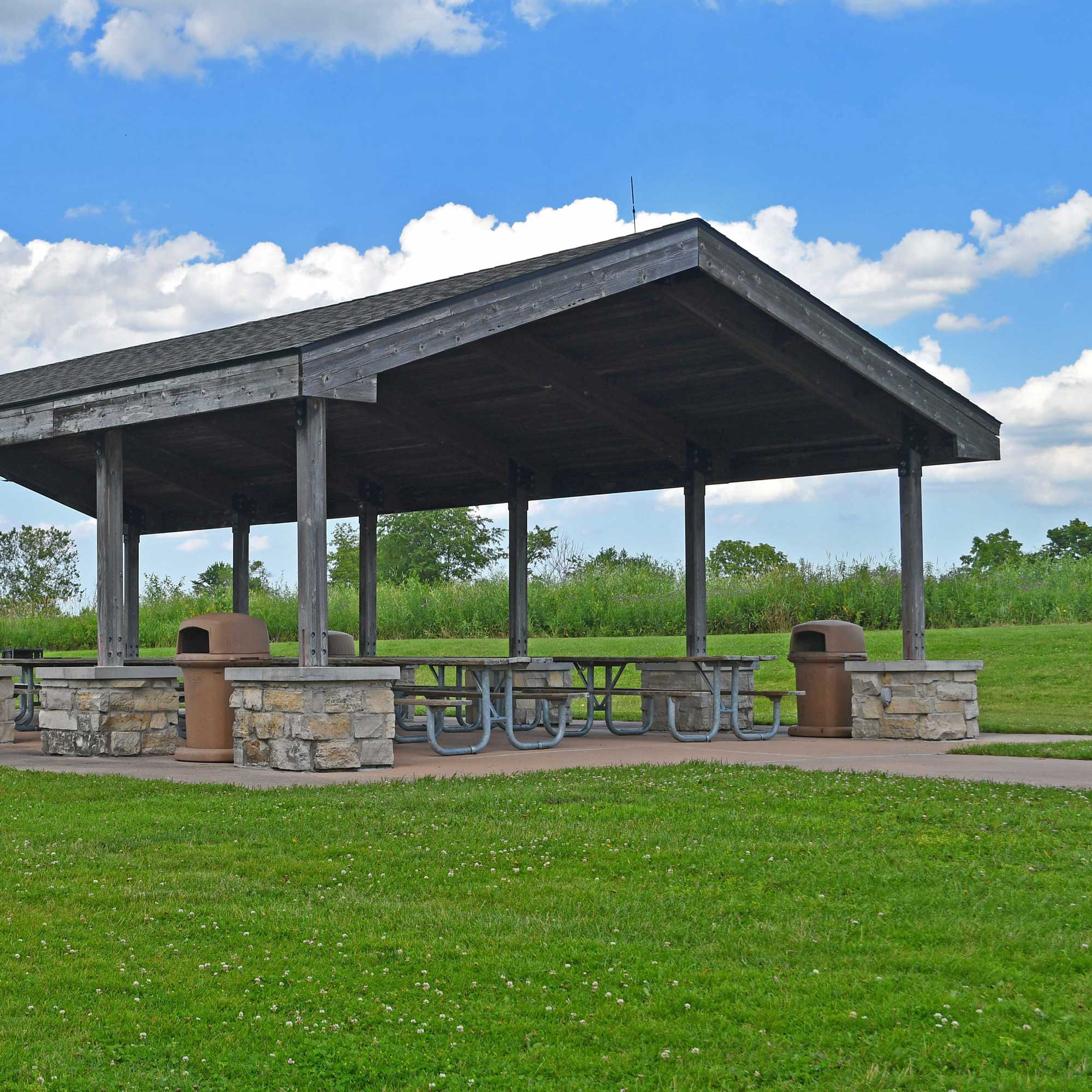 The shelter at McKinley Woods