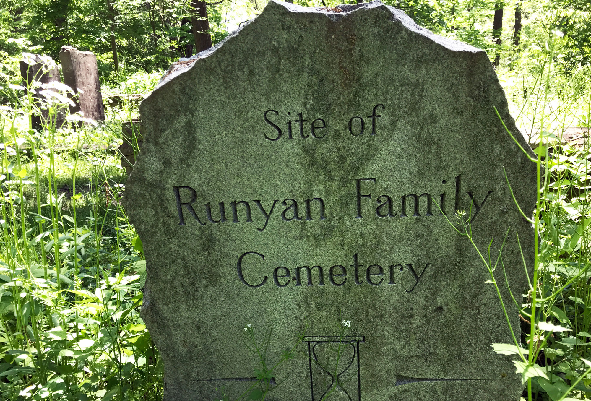 Close-up of a gravestone.