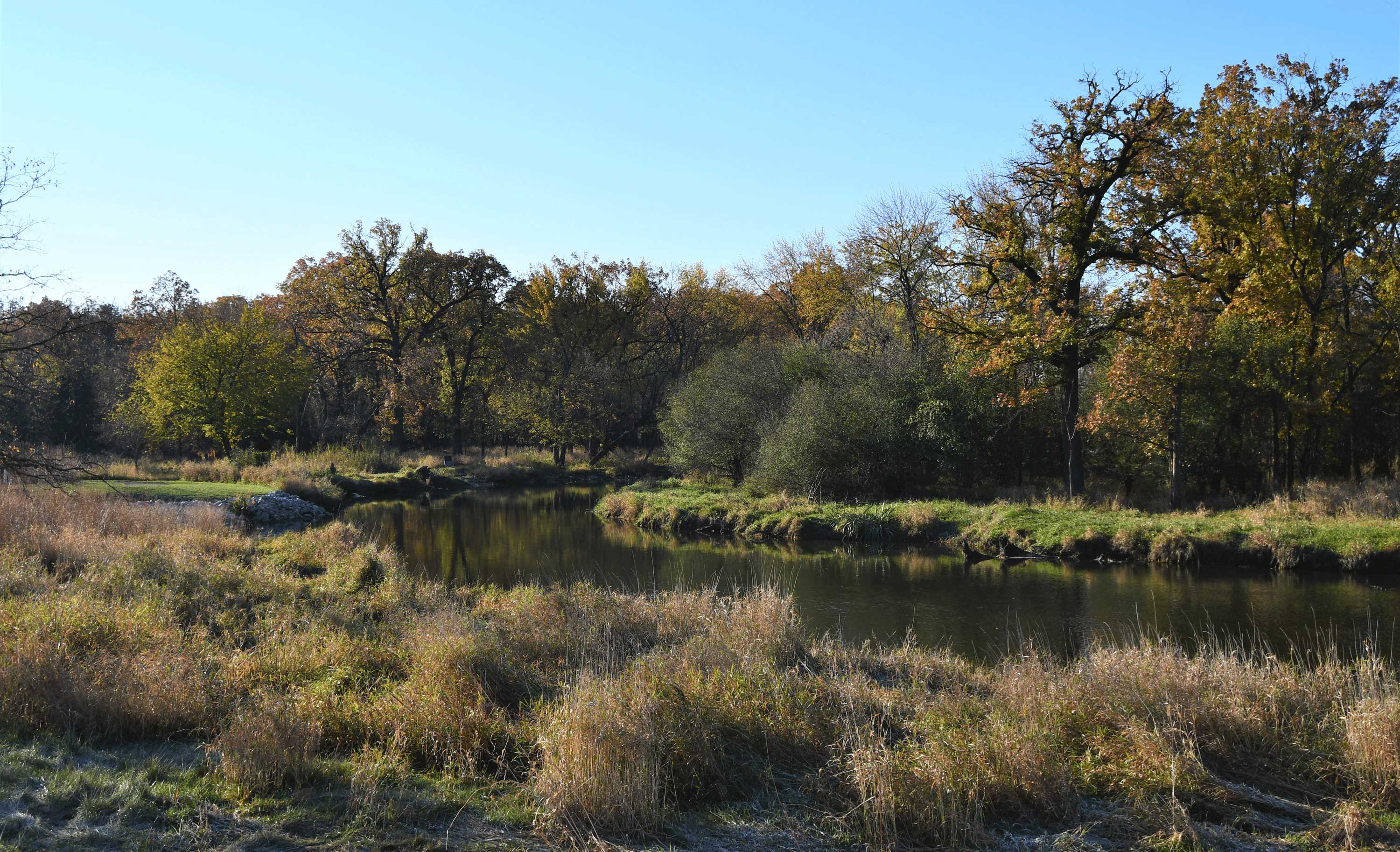 The Des Plaines River.