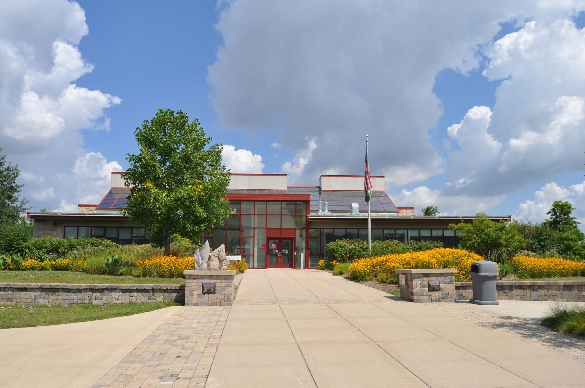 Exterior view of Sugar Creek Administration Center.