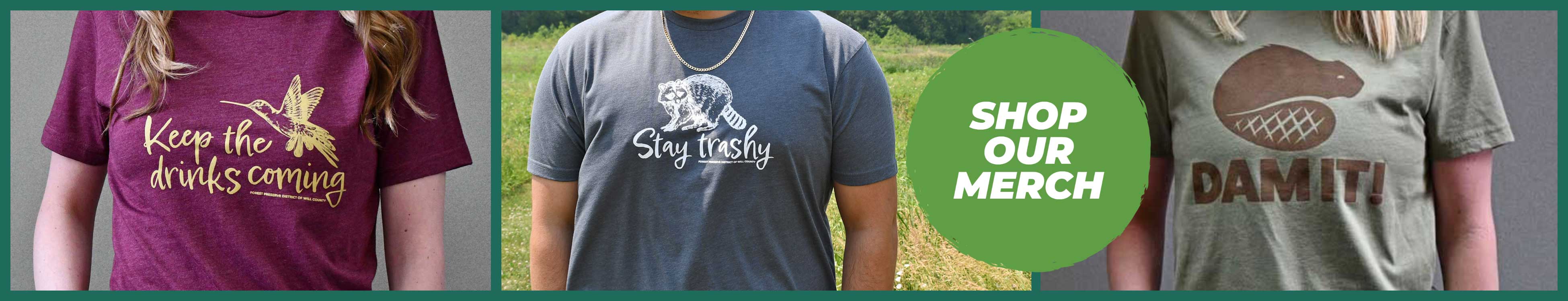 image showing forest preserve merchandise