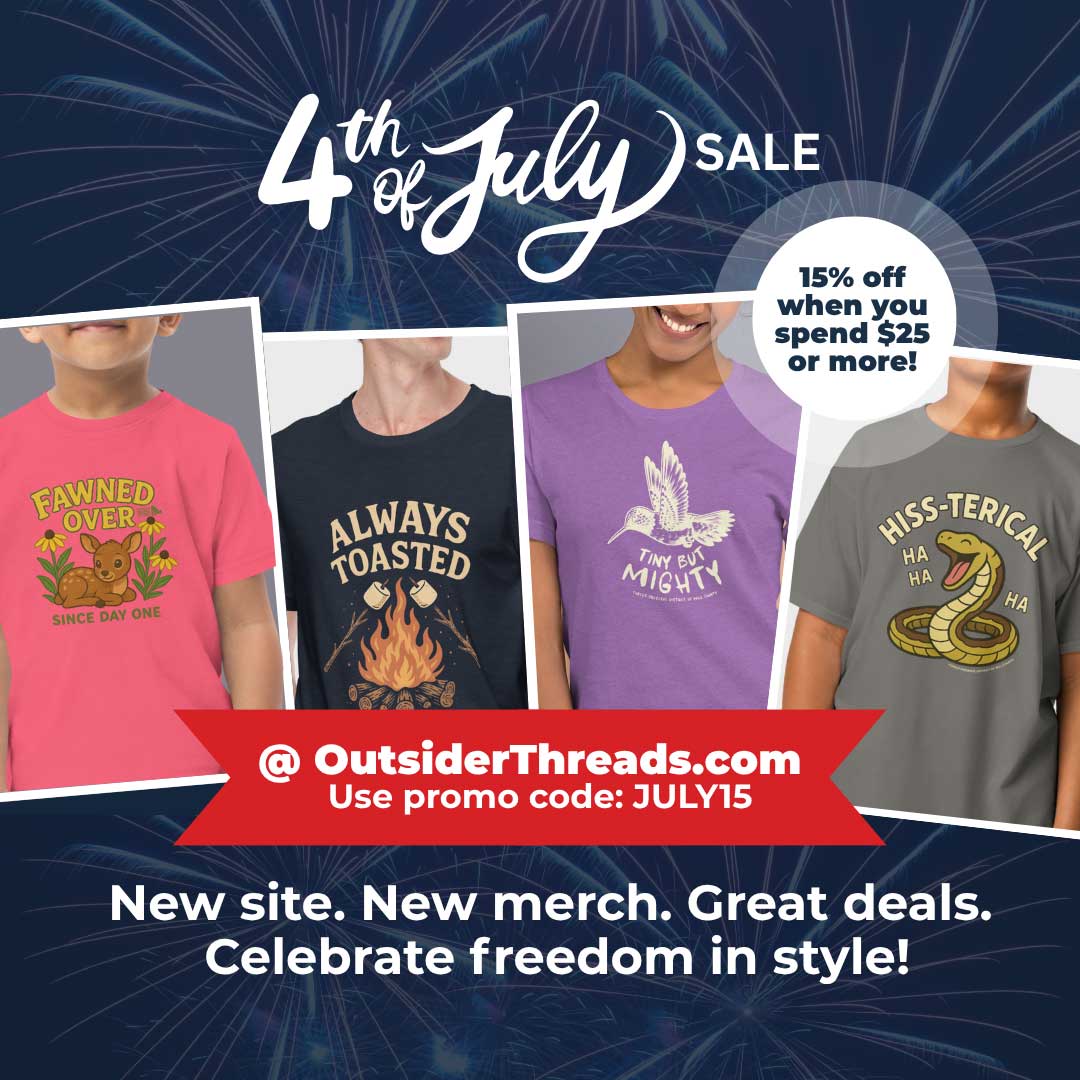 Buy cool nature shirts, support a good cause