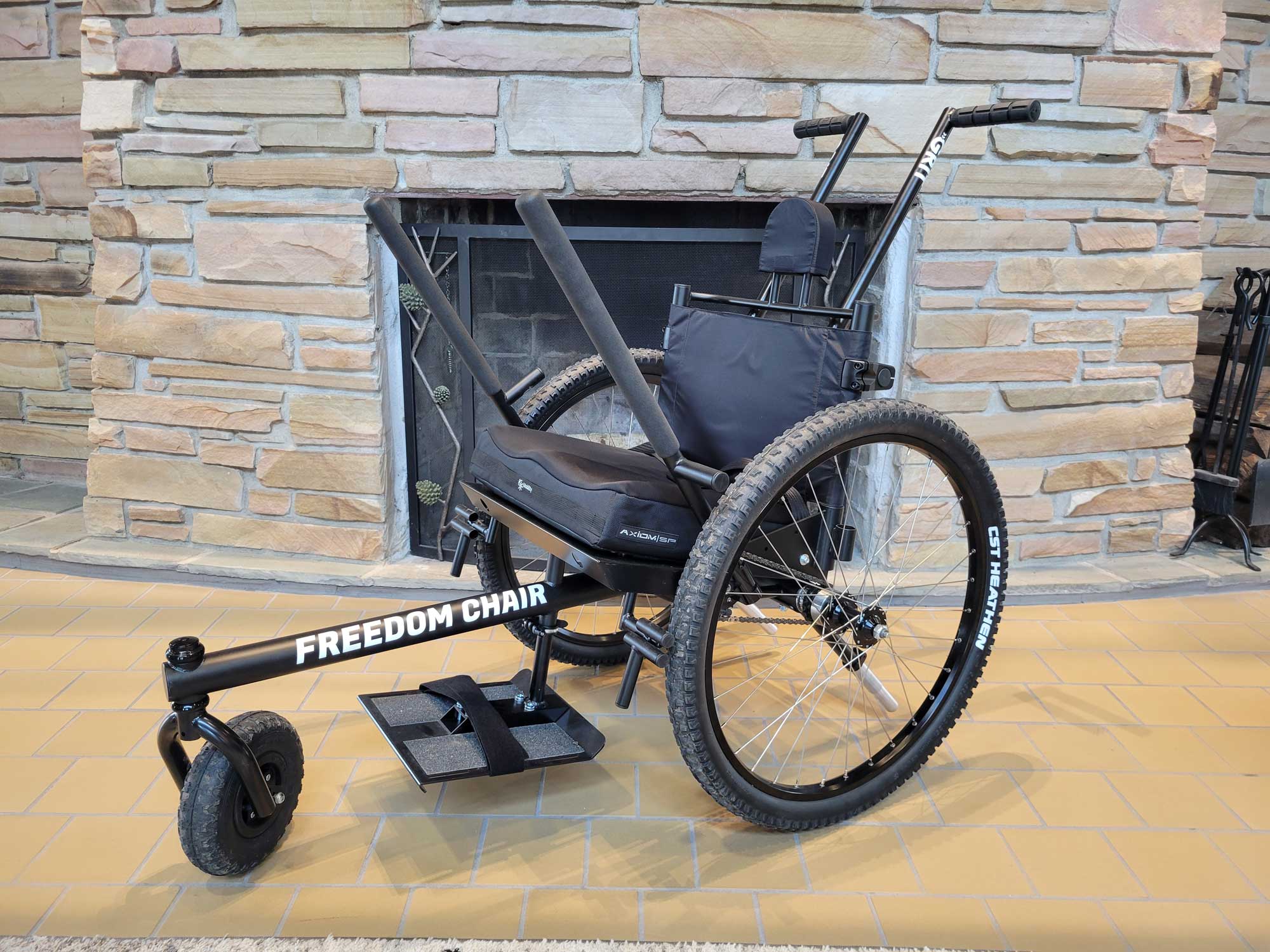 An adaptive all-terrain wheelchair