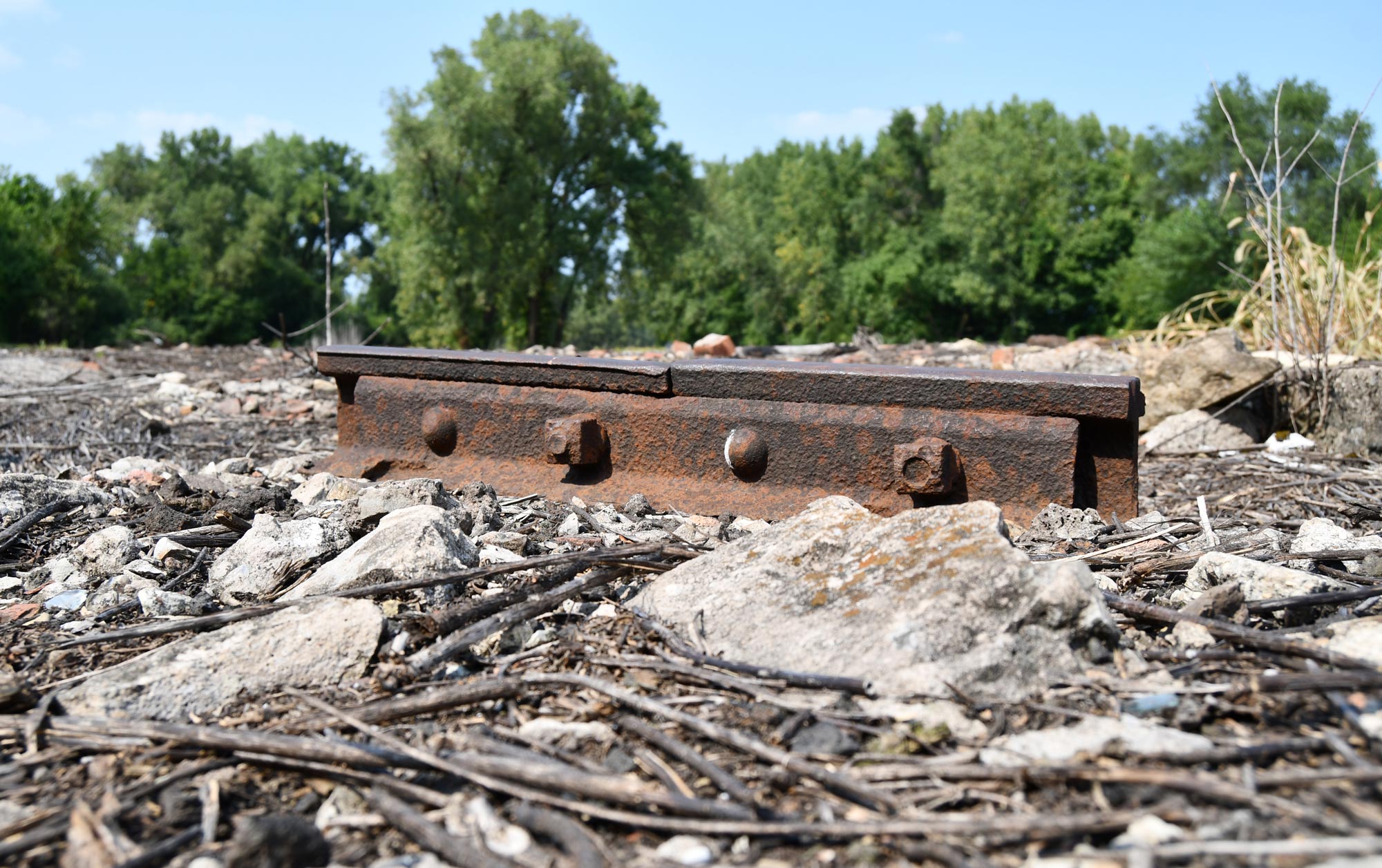 Ruins at Joliet Iron Works.